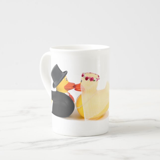Wedding ducks 4 ...  ceramic mugs (Front Left)