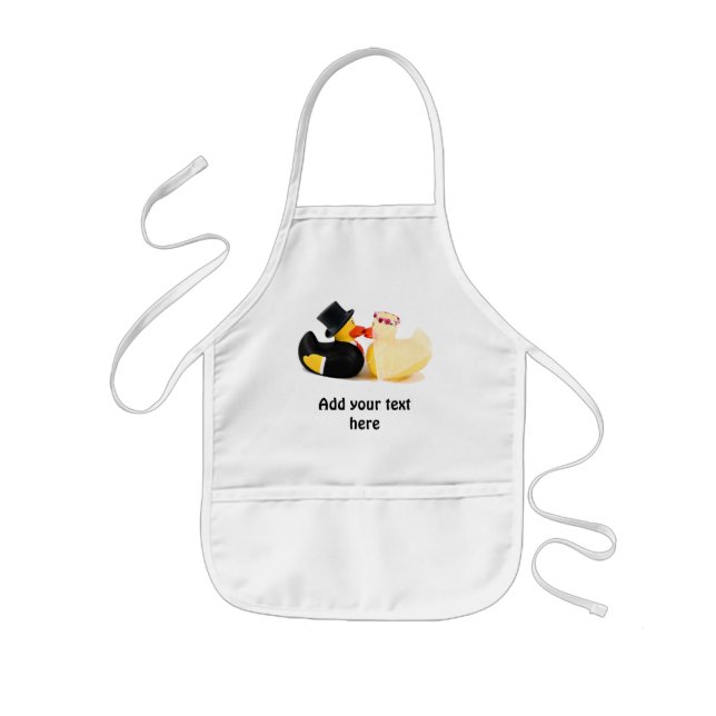 Wedding ducks 4 kids apron (Front)