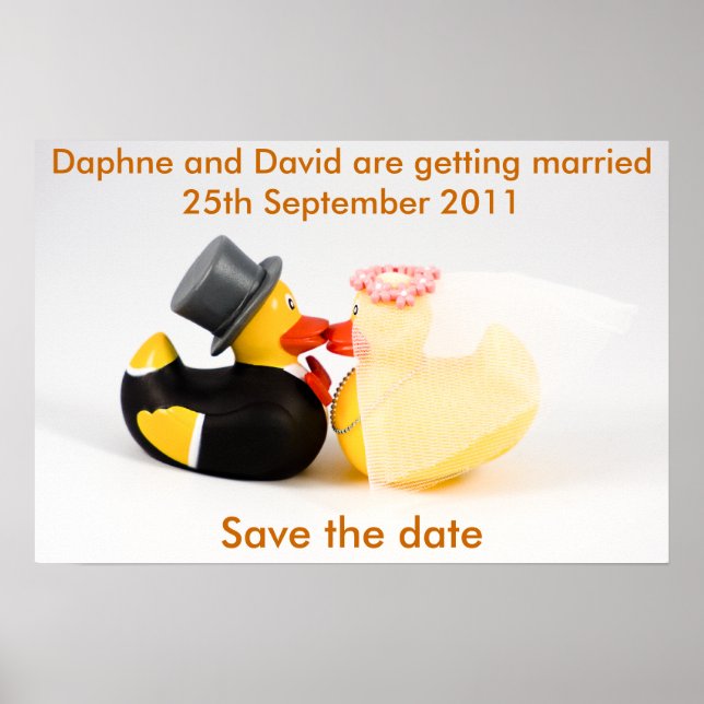 Wedding ducks ... Poster (Front)
