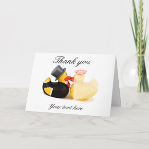Wedding ducks ... Thank you card