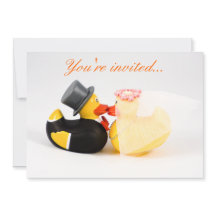Wedding ducks - Wedding Invitation