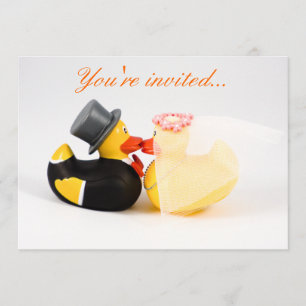 Wedding ducks - Wedding Invitation