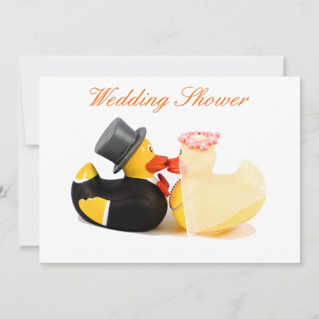 Wedding ducks - Wedding Shower Invitation (Front)
