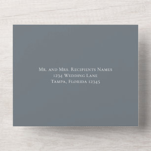 Wedding Dusty Blue Template Guest Recipients Names