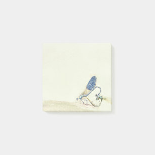 Wedding Elegant Dragonfly Mating Love Heart Shape Post-it Notes