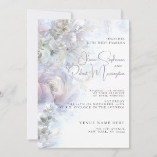 Wedding   Elegant Peonies Invitation