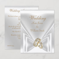 Wedding Elegant White Gold Rings