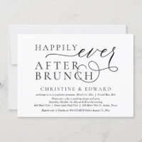 Wedding Elopement, Happily Ever After Brunch