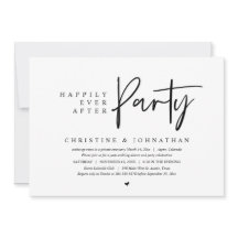 Wedding Elopement, Happily Ever After Party