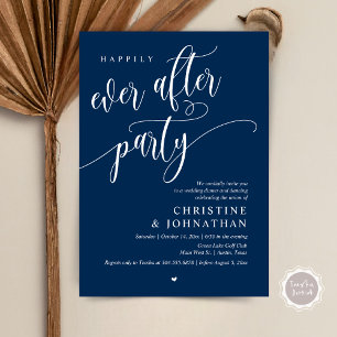 Wedding Elopement, Happily Ever After Party Invitation