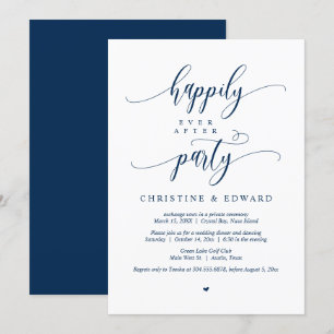 Wedding Elopement, Happily Ever After Party Invitation