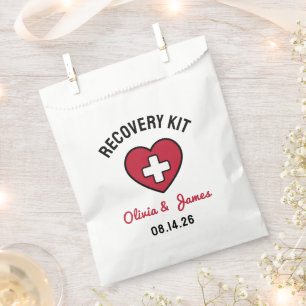 Wedding Emergency Survival Hangover Recovery Kit Favour Bags