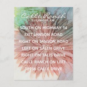 Wedding Enclosure Card Lovely in Pink and Lavender