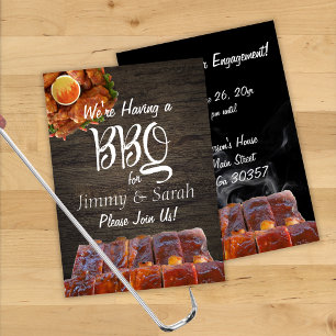 Wedding Engagement BBQ Invite
