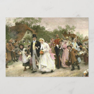 Wedding, engagement or bridal shower invitations