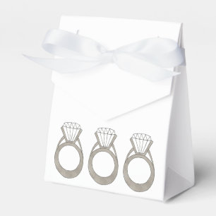 Wedding Engagement Party Bridal Shower Diamond Favour Box