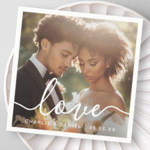 Wedding engagement photo love couples names date