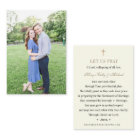 WEDDING ENGAGEMENT PRAYER CARD