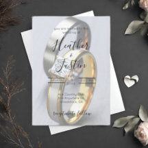 Wedding Engagement Rings  Invitation