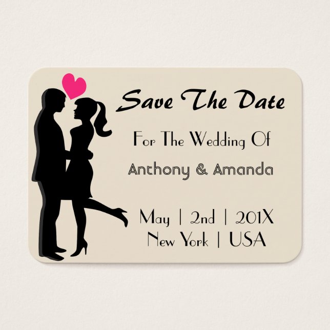 Wedding. Engagement. Save The Date (Front)