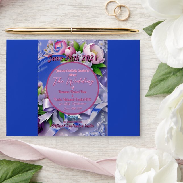 Wedding Env. 1e Violet(Horizon A)RFPMDesigns©️2024 Envelope (Wedding)