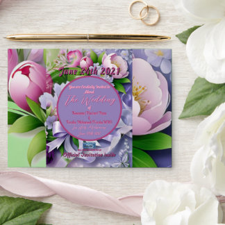 Wedding Env. 6h Violet(Horizon F)RFPMDesigns©️2024 Envelope