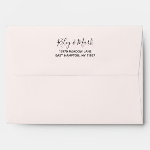 Wedding Envelope Pre-Addressed Floral Mailing E705