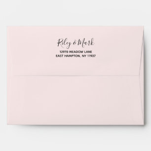Wedding Envelope Pre-Addressed Floral Mailing E705