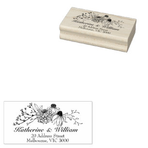 Wedding Envelope return address stamp