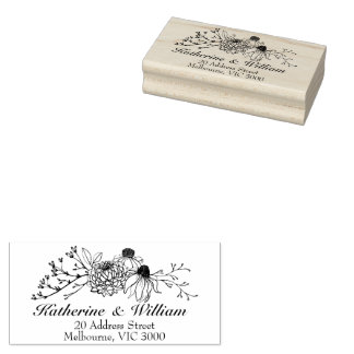 Wedding Envelope return address stamp