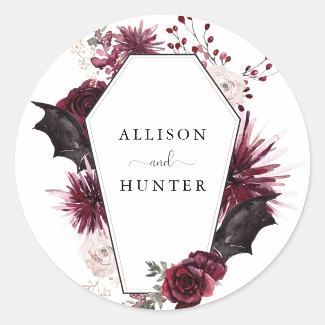 Wedding Envelope Seal | Halloween (Front)