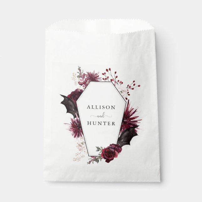 Wedding Envelope Seal | Halloween Favour Bags (Front)