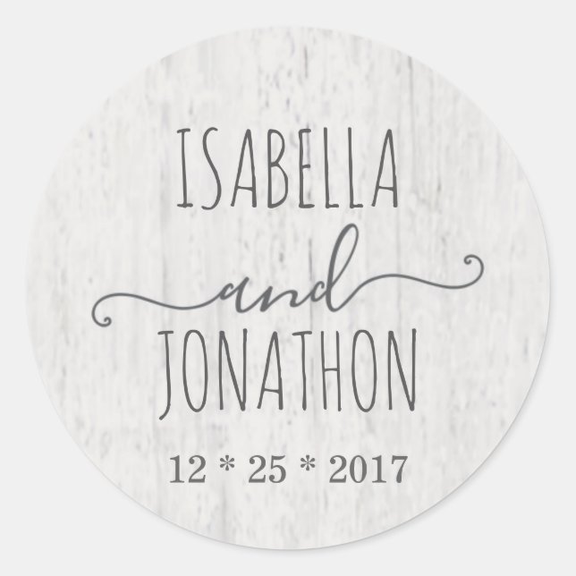 Wedding Envelope Seal | Rustic Romantic (Front)