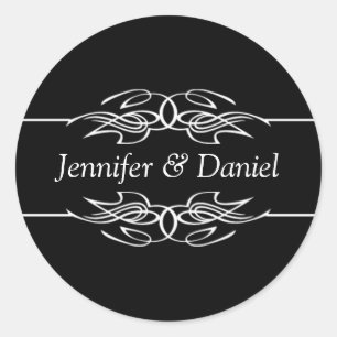 Wedding Envelope Seal Stickers Bride And Groom