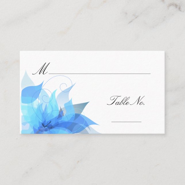 Wedding Escort Guest Place Cards (Front)