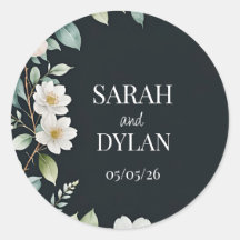 WEDDING EUCALYPTUS WREATH flower custom Sticker
