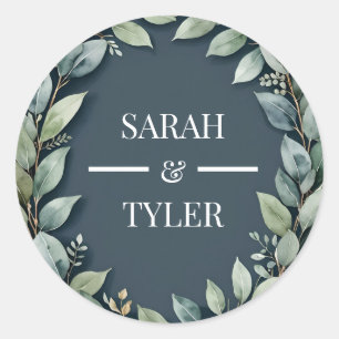 WEDDING EUCALYPTUS WREATH Sticker
