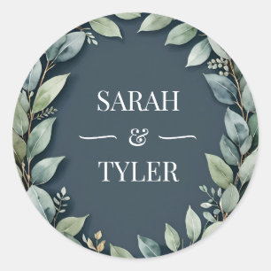 WEDDING EUCALYPTUS WREATH Sticker