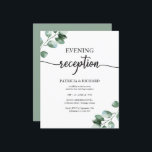 Wedding Evening Reception Budget Invitations<br><div class="desc">Wedding Evening Reception Budget Invitations</div>