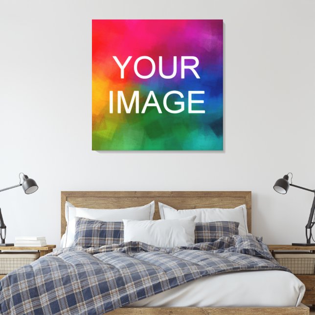 Wedding Event Family Photo High Quality Stretched Canvas Print (Insitu(Bedroom))