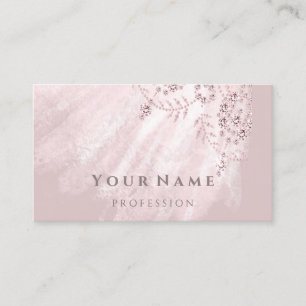 Wedding Event Planner Stylist Tailor Rose Dress Business Card