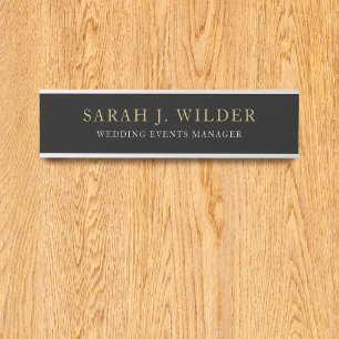 Wedding Events Manager Office Door Sign