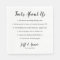 Wedding Facts About Us Custom Party Napkin