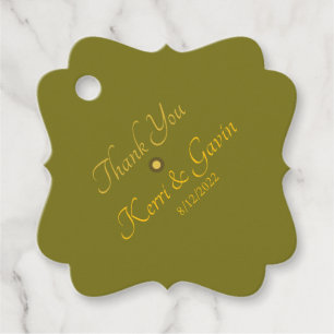 Wedding (Fall) Favour Tags