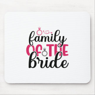 Wedding Family Of The Bride Mouse Mat