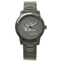 Wedding Father Of Bride Gift Monogram Classic Cool