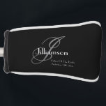 Wedding Father Of The Bride Gift Classic Monogram  Golf Head Cover<br><div class="desc">Bridal Party Gifts Wedding Father Of The Bride Gift Classic Monogram Putter Cover. Click personalise this template to customise it with the Monogram last name Initial, the first name, and the wedding date quickly and easily. Wedding Father Of The Bride Gift Classic Monogram Golf Head Cover, is part of the...</div>