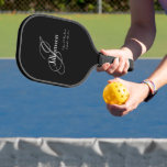 Wedding Father Of The Bride Gift Classic Monogram  Pickleball Paddle<br><div class="desc">Bridal Party Gifts Father Of The Bride Wedding Gift Classic Monogram Pickleball Paddle. Click personalise this template to customise it with the Monogram last name Initial, the first name, and the wedding date quickly and easily. Wedding Father Of The Bride Gift Classic Monogram Pickleball Paddle, is part of the Parent...</div>