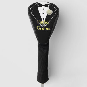 Wedding Father of the Groom Tuxedo Personalised Golf Head Cover