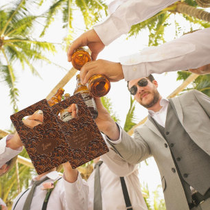 Wedding Faux Tooled Leather Look